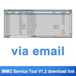 IMMO Service Tool V1.2 Cars immobilizers IMMO OFF Dump to Pin Software has a built-in database with information and photos
