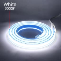 AC 220V COB LED Strip Light 360Leds/m Flexible Silicone Neon Light Waterproof Neon Strip 3000K 6000K with EU/US Power Plug