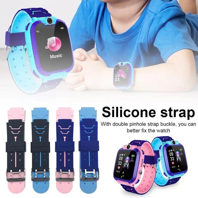 Children Kids Watchband Wrist Strap 16MM Silicone Belt Replacement For Child Kids Waterproof Sport Video Call Smart Watch 16mm