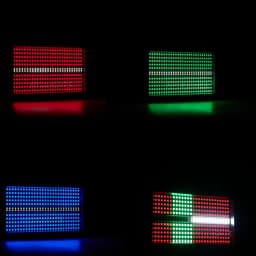 60W Mni LED Strobe RGBW 4in1 8 Zone &White 8000K 4 Zone DMX Super Bright Dj Wash Bar Strobe Stage Lighting Effects