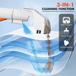 OMESER W07 Spot Cleaner 600W 15KPa Handheld Carpet Cleaner for Sofa Curtain Spray Suction Integrated Upholstery Clean Machine