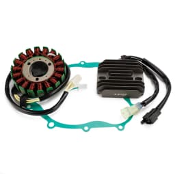 Artudatech Magneto Stator,Voltage Rectifier,Gasket For Suzuki DL650 Vstrom 650 2004-2006