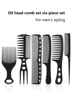 6pcs African styling hair combs makeup combs professional oil hair combs hairstylists hairdressers Special for real hair wigs