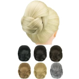Soowee Synthetic Braided Chignon Dancer Hair Cover Donut Hair Pieces Scrunchies Hair Bun Wig Clips Updo Wedding Party Headwear