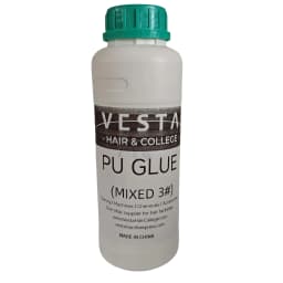 Vesta Pu Glue Mixed Ready For Making Tape Hair Extension Toupee Topper 500g/bottle