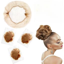 10/100Pcs Nylon Hair Net Star Dance Recital Buns / Hair Extension Weaving Cap Hairnets