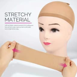 Wig Cap 4PCS Nylon Wig Caps Wig Caps for Women Stocking Wig Caps for Halloween Cosplay for Women Men Kids Daily Use