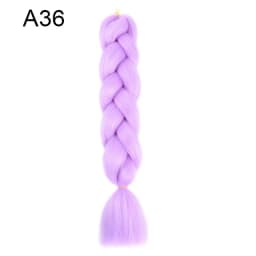 Synthetic Ombre Braiding Hair 24Inch 1Pack Pre Stretched Box Jumbo Colorful Crochet Extensions for Women