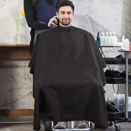 Boymia Hair Cutting Gown for Hairdressers and Barber Durable and Comfortable Salon Cape for Hair Styling and Cutting Coloring
