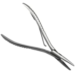 3 Type 7 Inch Silver Stainless Steel Clamp Hair Extension Plier with Two Holes Keratin Hair Extensions Removal Tools
