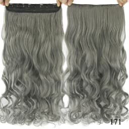 Soowee 24'' 28'' Synthetic Hair Charms Clip In Hair Extensions Dirty Blonde Fake Brown Curly Hair Pieces for Women