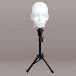 Wig Head Model Mannequin Dummy Wig Glasses Hat Display Stand Rack Hairpieces Stand Holder Head Model Wig Display with Stand