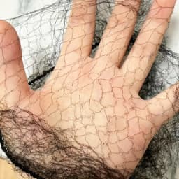 20/60pcs Invisible Nylon Hair Nets, Durable Disposable Ballet Bun Cover Snoods, 5mm Elastic Edge Mesh for Dance & Performance