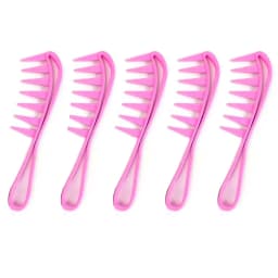 1 Wide Toothed Shark Comb Exfoliating Curly Hair Salon Hair Comb Styling Tool, Special for Real Hair Wigs