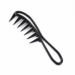 1 Wide Toothed Shark Comb Exfoliating Curly Hair Salon Hair Comb Styling Tool, Special for Real Hair Wigs