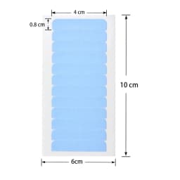 6Sheets=72Pcs Double-Sided Tape Strips For Toupee Lace Wigs Adhesives Hair Extensions Tape Toupee Glue Wig Tape For Men