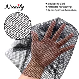 Nunify 1Pcs/Lot Black Color Hairnets Women Hair Toupees Stretch Lace Wig Net Hair Weaving Nets For Hair Weft Hair Net Online