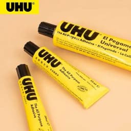 7ml/20ml/35ml/60ml German UHU Soft Clear Glue Strong Adhesive For Wig Lace Fabric Leather Wood Metal Paper Ceramic DIY Craft