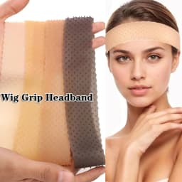 Silicon Wig Band Elastic Wig Grip Brown White Black Headband For Fix Wigs Beige Hair Band