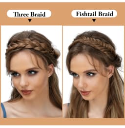 Synthetic Premium Adjustable Handmade Braided Elastic Band Hair Fashion Braiding Hair Headband Headwear For Women