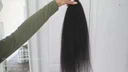 Tape In Kinky Straight Human Hair Extensions Brazilian Hair Adhesive Extensions Skin Weft Black 100% Real Human Hair for Women