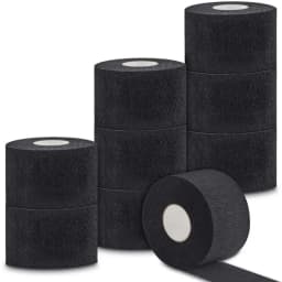 1/3/5 Roll Disposable Black Barber Neck Strips Barber Neck Paper Stretchy Strip Neck Edge Paper Haircut Styling Accessories