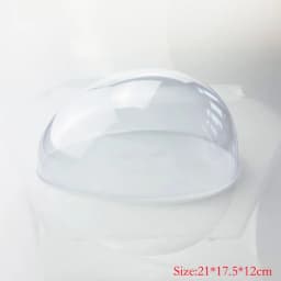 Plastic Head Shell for Half Wig Making Head Plastic Head Capsule for Semi Wig Making Head 3 Size