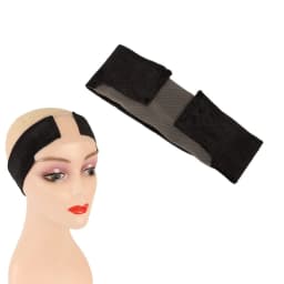 1pc Invisible Lace Wig Grip Band Velcro Adjustable Non Slip Headband for Lace Front Wigs Women