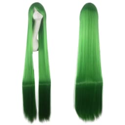100cm Colourful Wig Long Staight Cosplay Anime Costume Party Wigs Synthetic Heat Resistant Wig