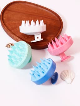 Hair Wash Brush, Silicone Scalp Massage Comb, Soft Body Massage Brush, Beauty and Hairdressing Tool, Special for Real Hair Wigs