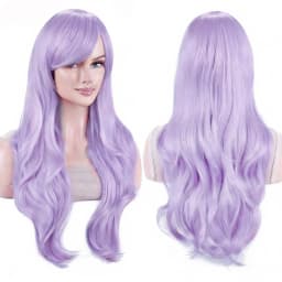 Synthetic Hair Pink Wavy Lolita Cosplay Wig Anime Wigs Yuno Gasai Halloween Costume Krul Tepes Wig for Women