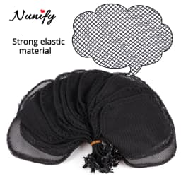 Nunify 1-5Pcs/Lot High Quality Hair Net For Make Ponytail Beautiful Woman Hair Tool Ponytail Afro Bun Wig Caps Hairnets