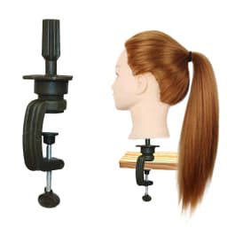 Minimalist Convenient Long Hair Training Head Model Hairdressing Clamp Stand Dummy Practice Mannequin Practical Well-designed