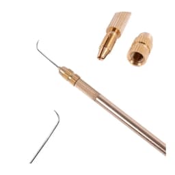 Lace Wig Ventilating Needles Brass Holder 4 Sizes Stainless Steel for Making/Repairing Lace Wigs