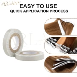 ARLANY Tape in Extensions Single Sided Tape Roll for Hair Extensions 3 Yards Replacement Hair System Tape Wig Tape Strong Hold