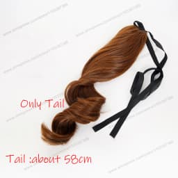 Agnes Tachyon Cosplay Wig 43cm Short Mixed Brown Women Wigs Anime Cosplay Wig Halloween Heat Resistant Synthetic Hair