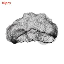 10Pcs/Lot Durable Nylon Hair Net For Bun Hair Hair style Tool Black Coffe Beige Brown White Gold Hair Net For Wigs Mesh