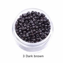 500pcs copper ring beads 3.0mm nano ring beads silicone lined micro for hair extensions