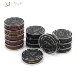 ARLANY Hair Extension Beads 3mm 500pcs/Roll Pre-Loaded Copper Nano Beads for Sewing in Extensions Feather Extensions