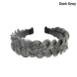 Synthetic fashion braided headband, hair band, braided hairstyle, Bohemian style, women's hair accessory/wig decoration.