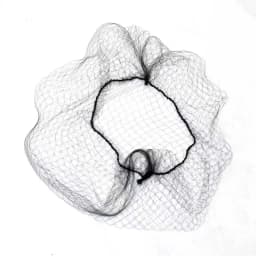 20Pcs Black Invisible Hair Nets Disposable Nylon Hairnet 24-48 Inch Elastic Edge Wig Cap For Food Service Daily Use