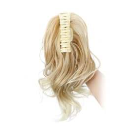 Synthetic 12Inch Short Curly Claw Clip Ponytail Hair Extensions Heat Resistant Fiber Hairpiece for Women Daily Use