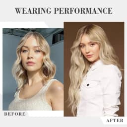 Synthetic 24Inch 16Clips Long Curly Hair Extension Heat Resistant Hair Extension Clips In Ombre Black Brown Blond Women