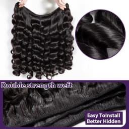 Loose Wave Bundles Human Hair Extension 3/4 Pcs Unprocessed Human Hair Brazilian Water Wave Human Hair Bundles Hair Extensions