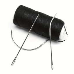 4 Colors Nylon Hair Track Weft Weave Sew Thread + Needle J+I+C For Clip In Extensions Wig Tools for Hair Extension Accessories