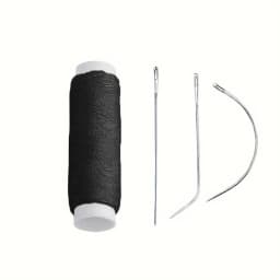 4 Colors Nylon Hair Track Weft Weave Sew Thread + Needle J+I+C For Clip In Extensions Wig Tools for Hair Extension Accessories