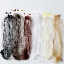 100PCS Premium Nylon Invisible Hair Nets for Ballet Dance Bun, Hair Weaving & Hair Extension Making Cap