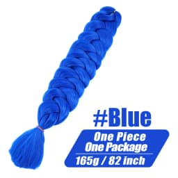 82 Inch Long Kanekalon Jumbo Braiding Hair Synthetic Braids Crochet Hair Extensions 165g Pre Stretched Braid For Black Women
