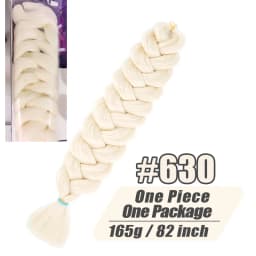 82 Inch Long Kanekalon Jumbo Braiding Hair Synthetic Braids Crochet Hair Extensions 165g Pre Stretched Braid For Black Women