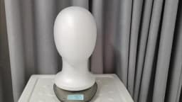22inches Female Foam Mannequin Head Wig Head Display Smooth Durable Styling Tools Durable Portable Fashion for Home Travel